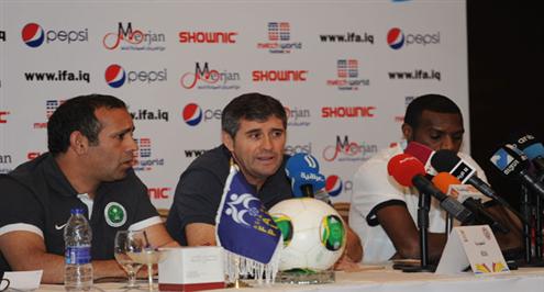 لوبيز: نسعي لمواصلة انتصارات الأخضر.. ولقاء العراق صعب.. صور